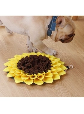 Pet Dog Snuffle Mat Nose Smell Training Sniffing Pad Slow Fe