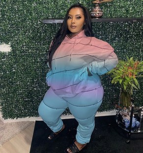 HAOOHU Women Casual Tracksuits 2021 Autumn Winter Sport Jogg