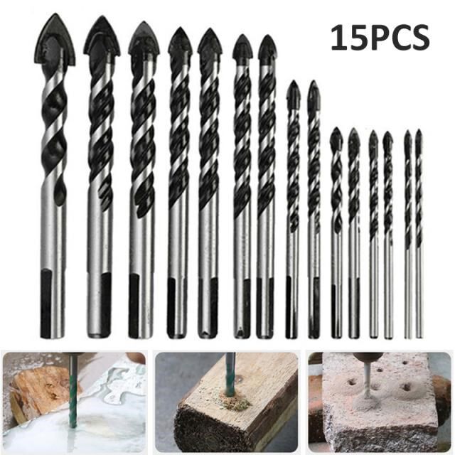 3mm-16mm Triangle Drill Bits for Ceramic Wall Tiles Glass Co