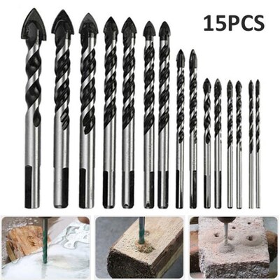 3mm-16mm Triangle Drill Bits for Ceramic Wall Tiles Glass Co