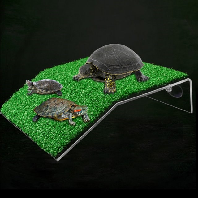 Turtle Basking Platform Aquariums Decor Acrylic Turtle Islan