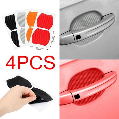 4Pcs/Set Car Door Sticker Scratches Resistant Cover Auto Han