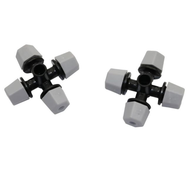 Garden Cross Misting Nozzle 6 mm Interface Greenhouse Automa