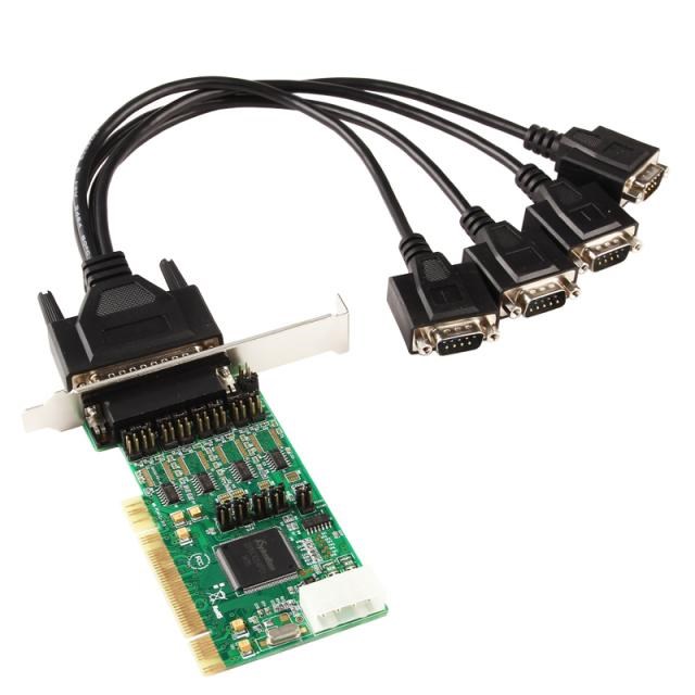 4 Ports RS422 RS485 Serial DB-9 Pin PCI Host Controller Card