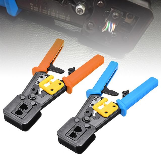 Multifunctional EZ RJ45 Crimper Pliers RJ12 cat5 cat6 8p8c C