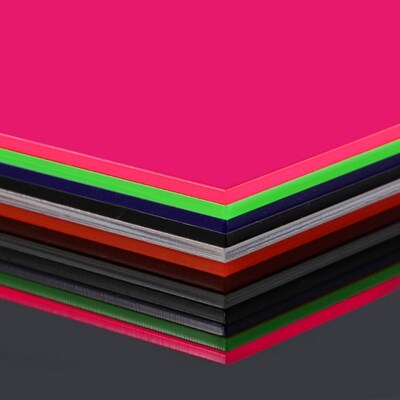 15×15cm Plexiglass Board Colored Acrylic Sheet DIY Toy Acce