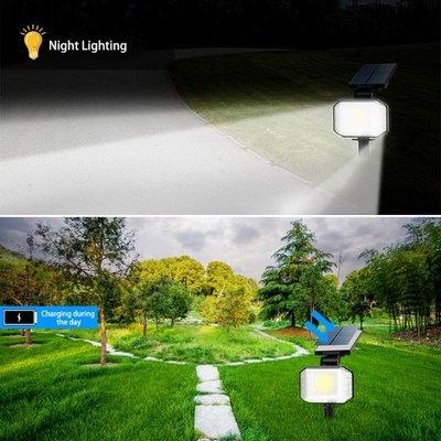 LED Landscape Spotlights Waterproof Outdoor Solar Powered S