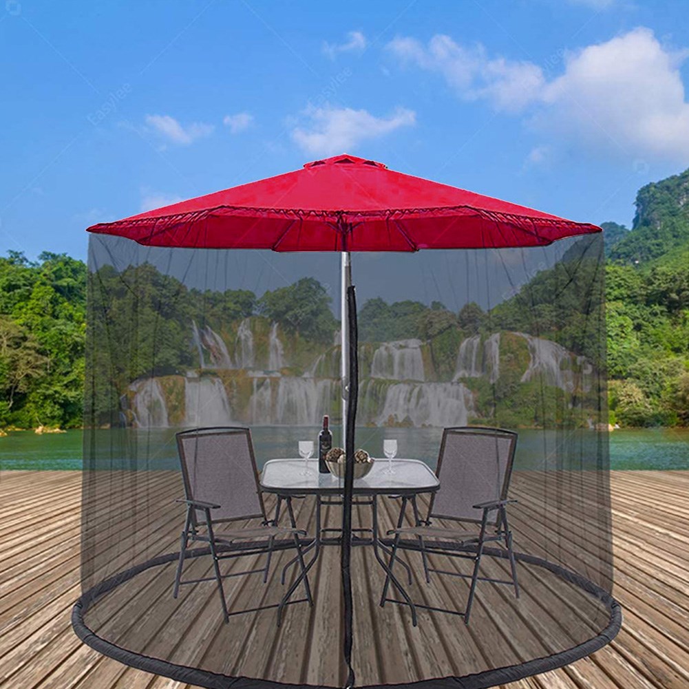 300x230cm Cover Parasol Anti Mosquito Installation Straight