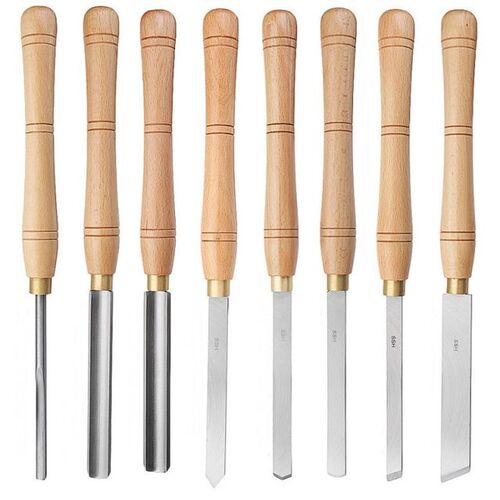 High Speed Steel Lathe Chisel Wood Turning Tool with Wood Ha