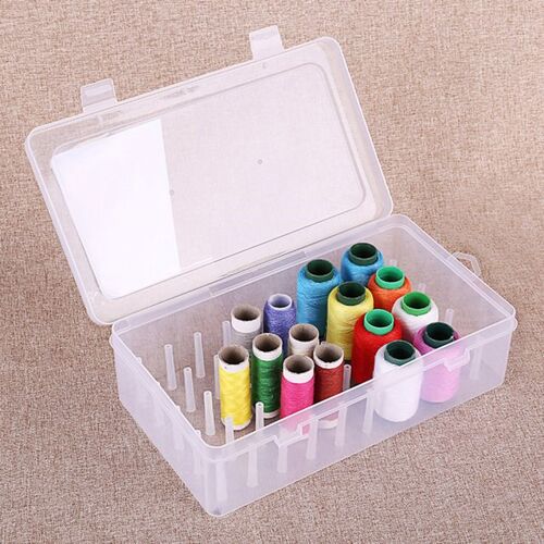 42 Spools Reels Sorting Storage Box Organizer Transparent Fi