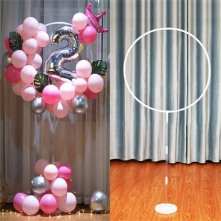 Round  Balloon Holder Column Balloons Stand Stick Ballon Bir