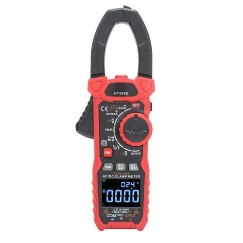 HT208D Digital Clamp Meter 6000 Counts AC/DC Voltage Current