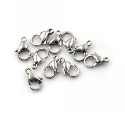 Pick Stainless Steel Lobster Clasps 适用于 Jewelry making ne
