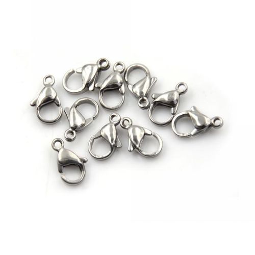Pick Stainless Steel Lobster Clasps 适用于 Jewelry making ne