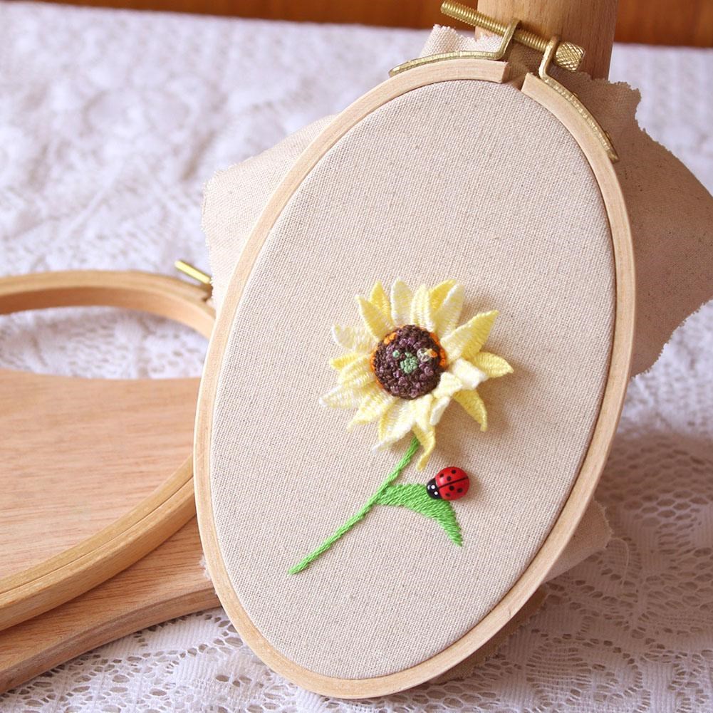 Beech Cross Stitch Machine Frame Embroidery Hoop Ring Sewing