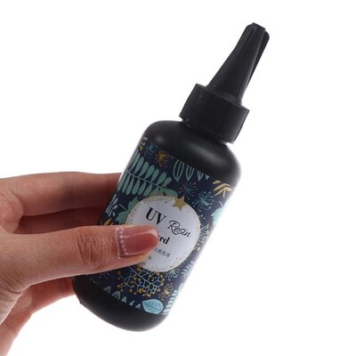 Hard UV Resin Glue Crystal Clear Ultraviolet Curing Epoxy Re