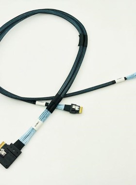 SAS Cable SFF-8654 to 4x SFF-8654 74Pin to 4x 38Pin 01KN140