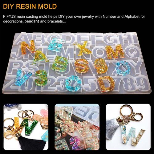 224pcs DIY Alphabet Mold Kit Widely Suitable For Making Keyc
