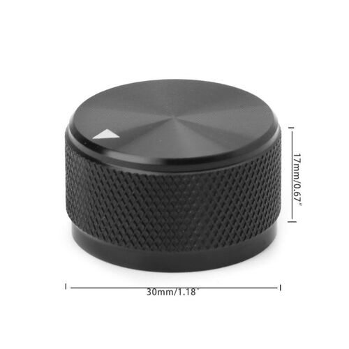 30x17mm Potentiometer Knob Cap Volume Control Aluminum Encod