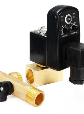 AC110V 1/2inch Electronic Timed Drain Valve Two-way Direct-a