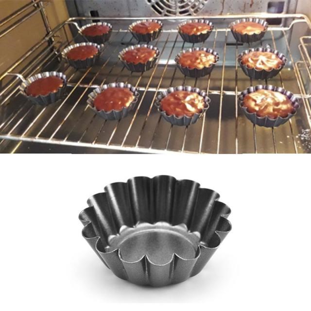 1pc Tart Mold Bakeware Cupcake Reusable Egg Tart Tartlet Bak