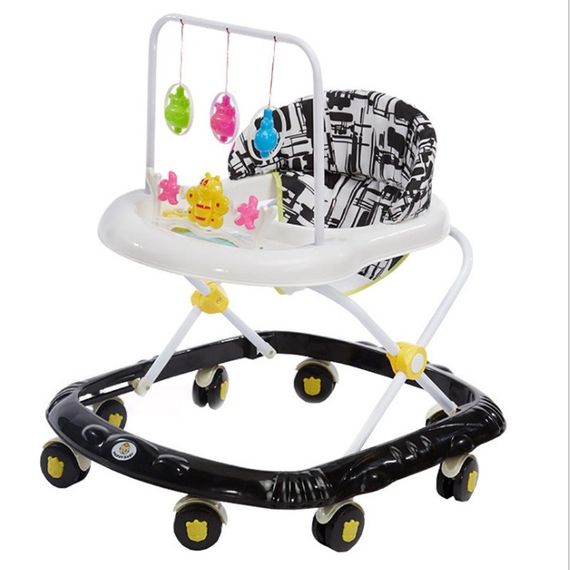Multifunctional anti-rollover baby walker 6 / 7--18 months w