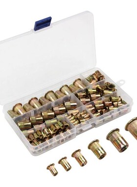 150PCS Carbon steel M3 M4 M6 M8 M10 Rivet Nuts  Assorted set