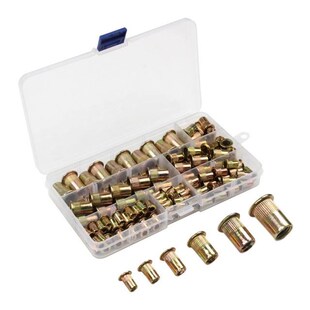 150PCS Carbon steel M3 M4 M6 M8 M10 Rivet Nuts Assorted set
