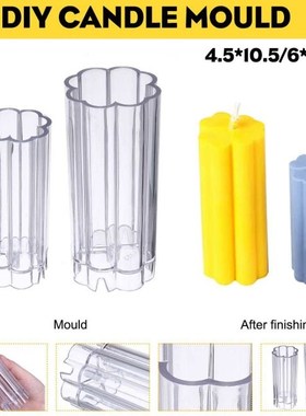 Heart Shape Flower Shape Candle Silicone Mold Pillar Candle