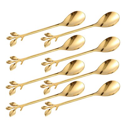 Ice-Cream Tea Stirring Spoons Retro Dessert Demitasse Espres