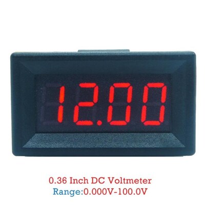DC 0-99.99V (100V) 4-digits 0.36inch Digital Voltmeter 3Wire