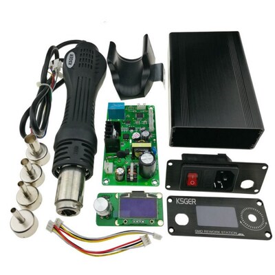 1.3 Size Screen DIY 858D STM32 4pcs Nozzles Holder Metal All