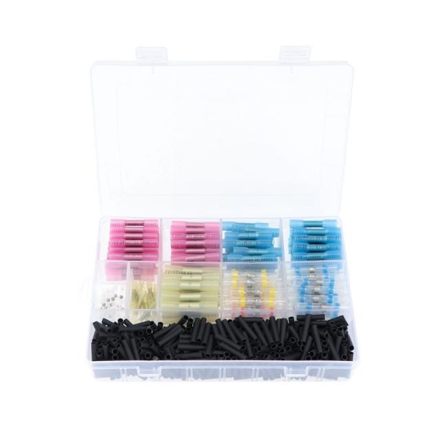 640PCS Assorted Heat Shrink Connectors Waterproof Solder Wir