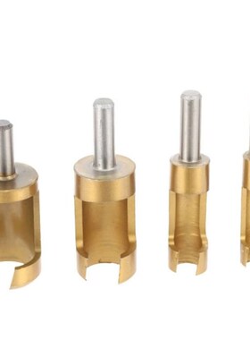 Golden 4Pcs/set 6mm 8mm 13mm 16mm Round Shank Titanium Coate