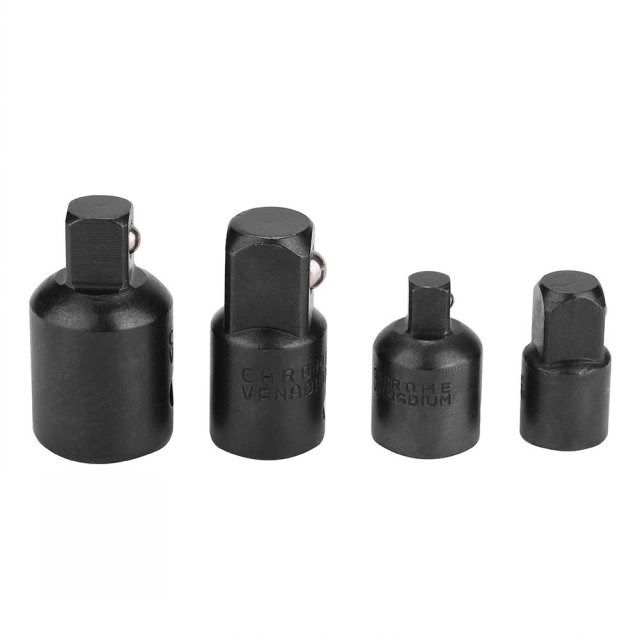 4Pcs Socket Adapter Chrome Vanadium Steel Socket Adapters Re