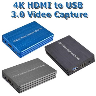 60fps 4K HDMI to USB 3.0 Video Capture Card Dongle 1080P HD