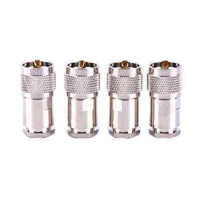 1pc UHF Male Plug PL259 Clamp 适用于 RG8 RG165 RG213 7D-FB C