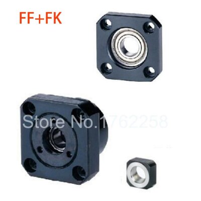 1 pcs FK25 Fixed Side +1 pcs FF25 Floated Side Ballscrew CNC