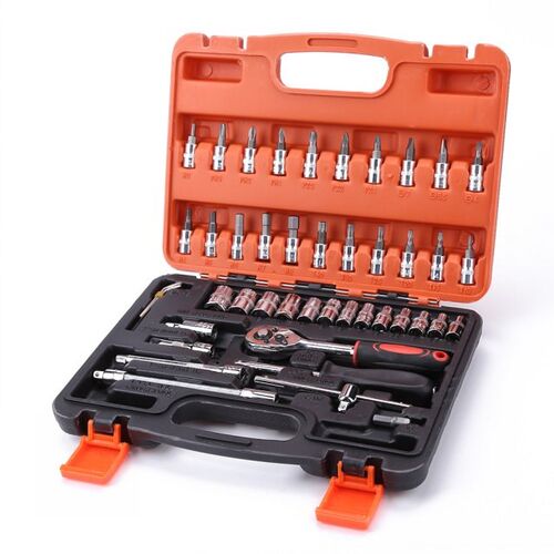 46pcs Car Repair Hand Tool Socket Wrench Set Universal Key R