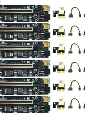 6PCS PCIE Riser 009S PLUS Riser PCI Express X16 Extender PCI