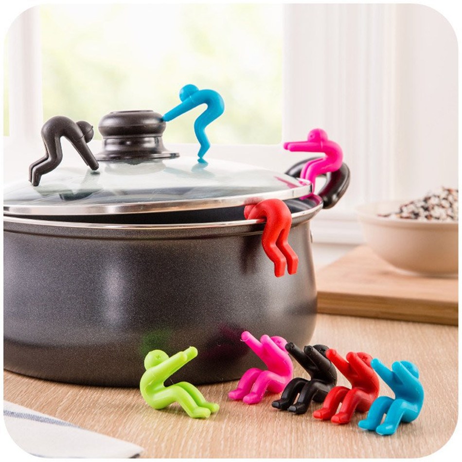 Kitchen Lid Holder Silicone Cover Holder Raises The Lid the