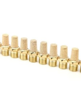 Pneumatic Muffler Reliable Brass Solenoid Valve Muffler for