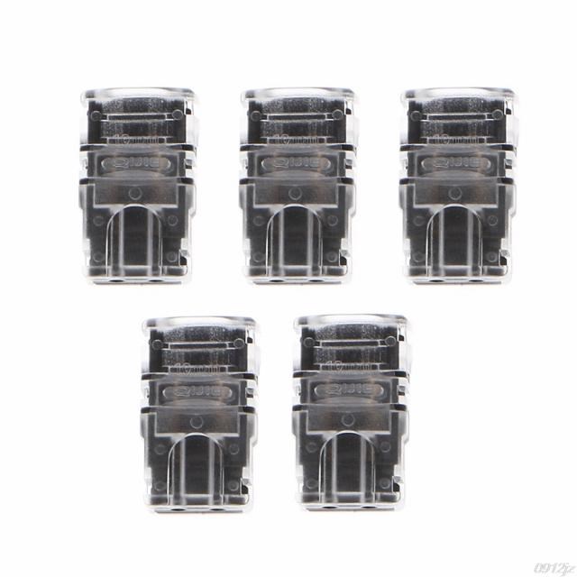 5 Pcs 10mm 5050 LED Strip Connector 2 Pin 适用于 Waterproof