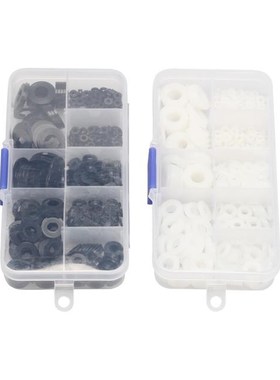 500Pcs Black /White Plastic Nylon M2 M2.5 M3 M4 M5 M6 M8 Was