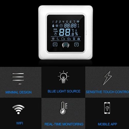 16A Household Digital Thermostat Weather station with WIFI E