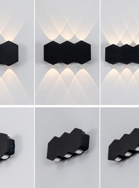 4-8W LED 3 Color Creative Wall Lamp Switchable Bedroom Lamp