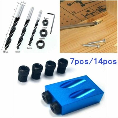 15° blue woodworking bevel hole positioner woodworking dril