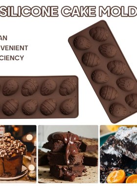 Egg 3D Chocolate Mould Reusable Baking Craft Fondant Cake Su