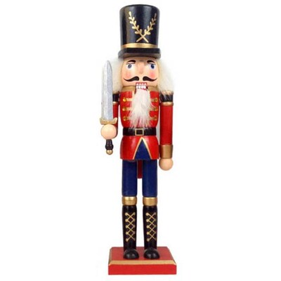 Christmas Decorations Nutcracker Puppet Creative Wooden Hand