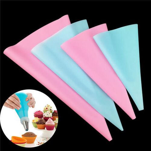 4pcs/pack Confectionery Bag Silicone Icing Piping Cream Past